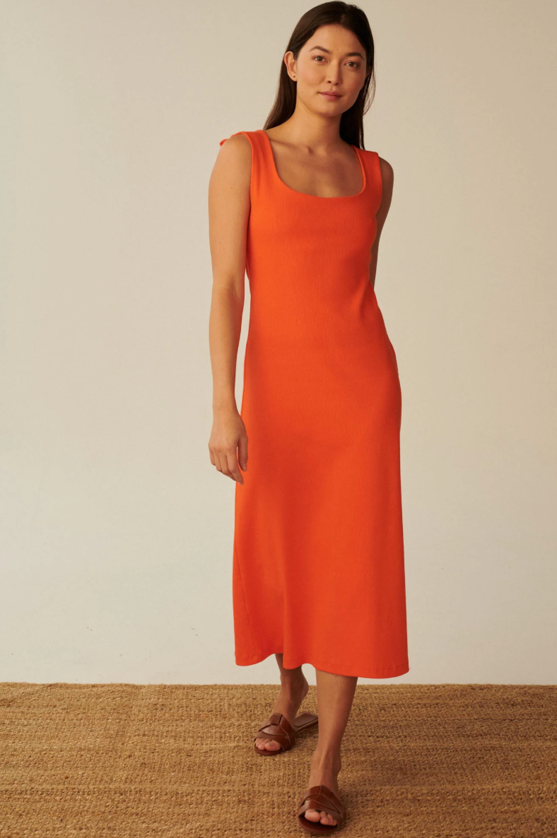 Sicilia oranžové šaty