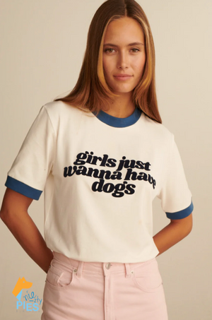 GIRLS JUST WANNA HAVE DOGS tričko