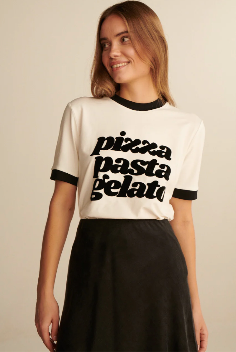 Pizza černé tričko