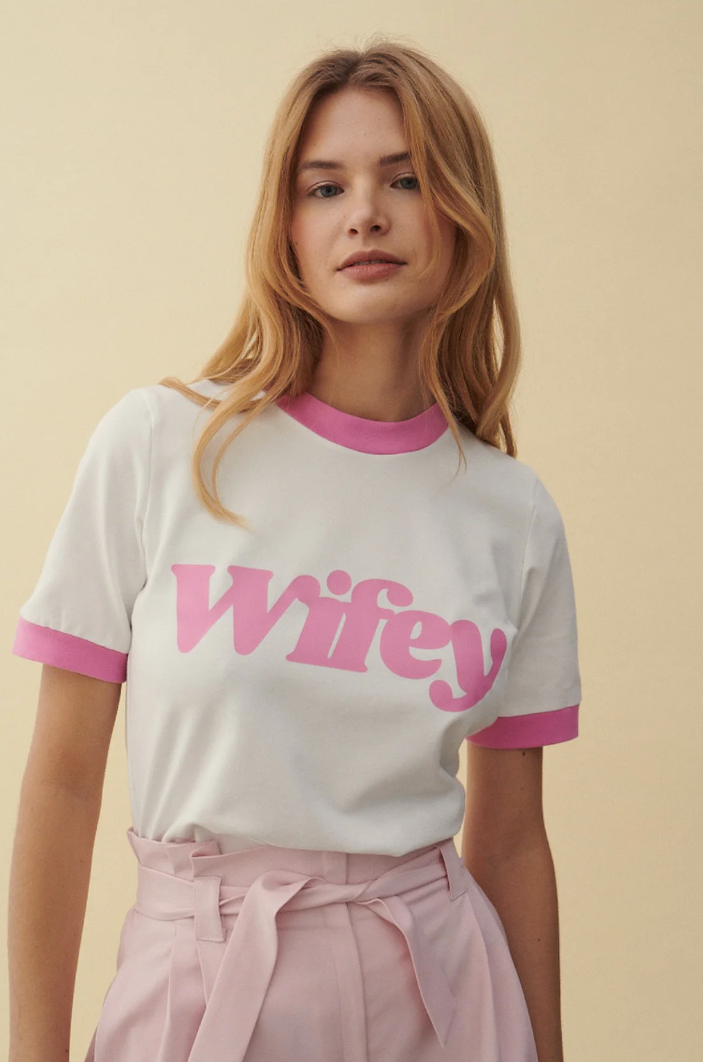 Wifey bílé tričko