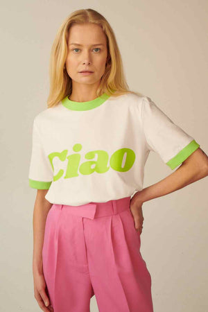 CIAO SUNDAY zelené tričko